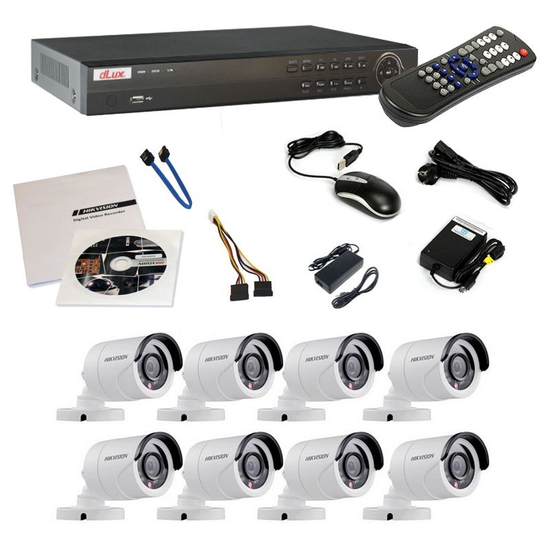 <span style="font-weight: bold;">KIT 8 CÁMARAS TURBO HD PREMIUM</span> 